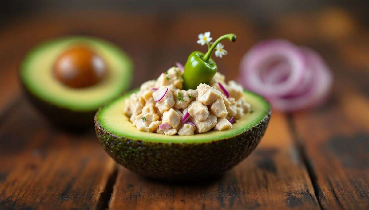 Avocat farci au thon : une entrée légère et délicieuse