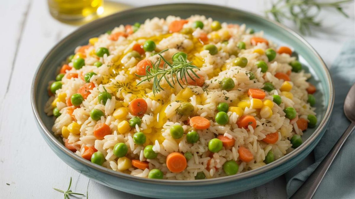 Un riz printanier léger pour une explosion de fraîcheur