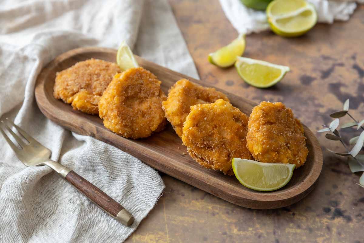 Des croquettes savoureuses de patates douces et chou-fleur