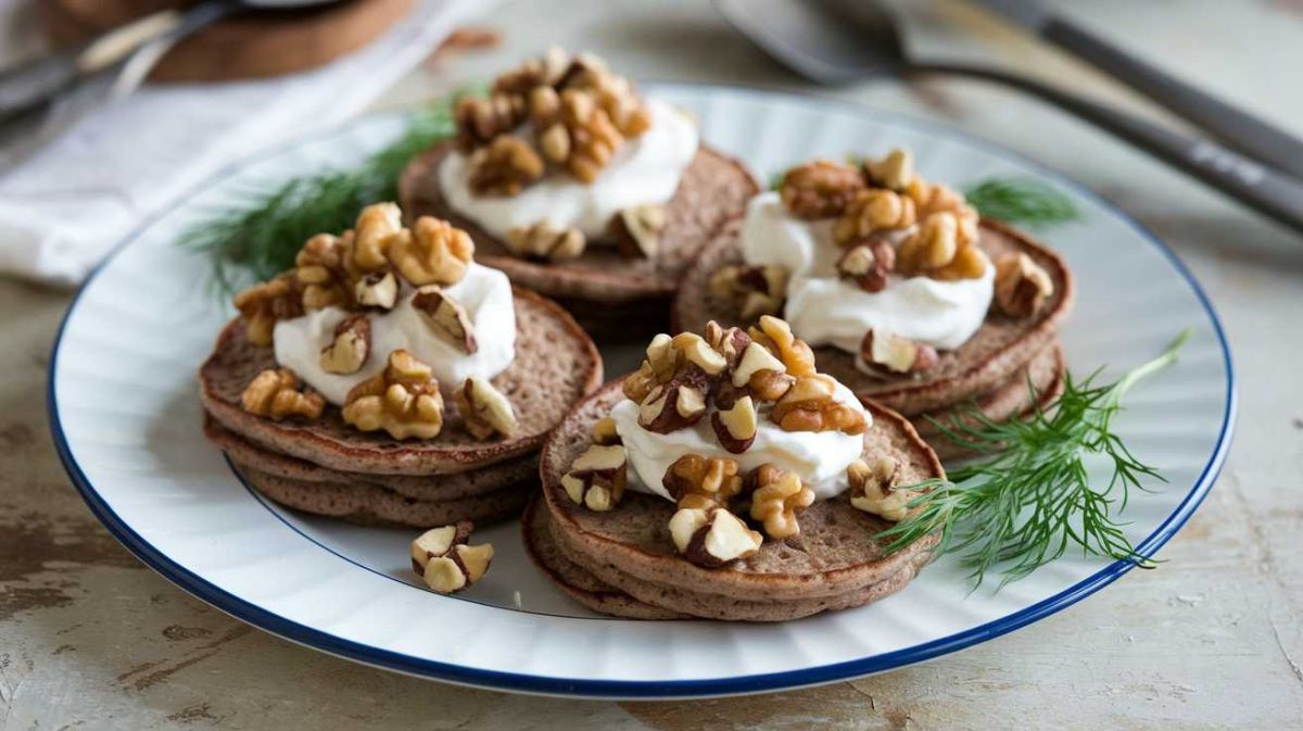 la recette des blinis aux topinambours et noisettes qui vont séduire vos convives