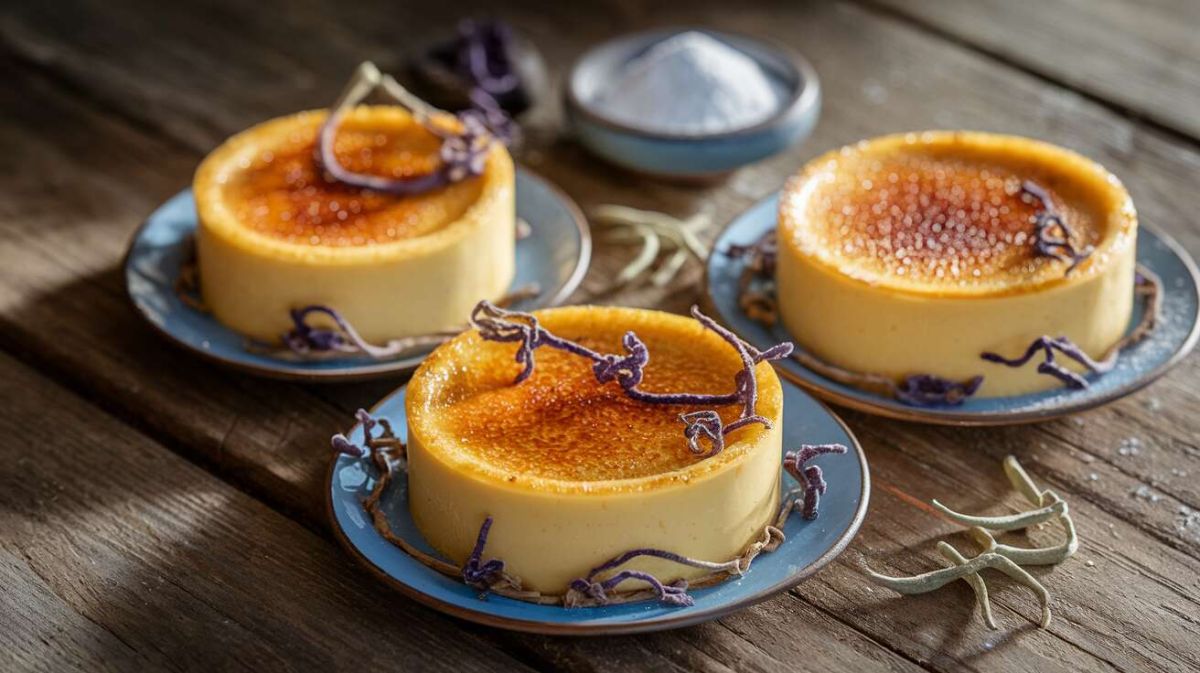 Découvrez la crème brûlée à la verveine citronnelle : un délice surprenant