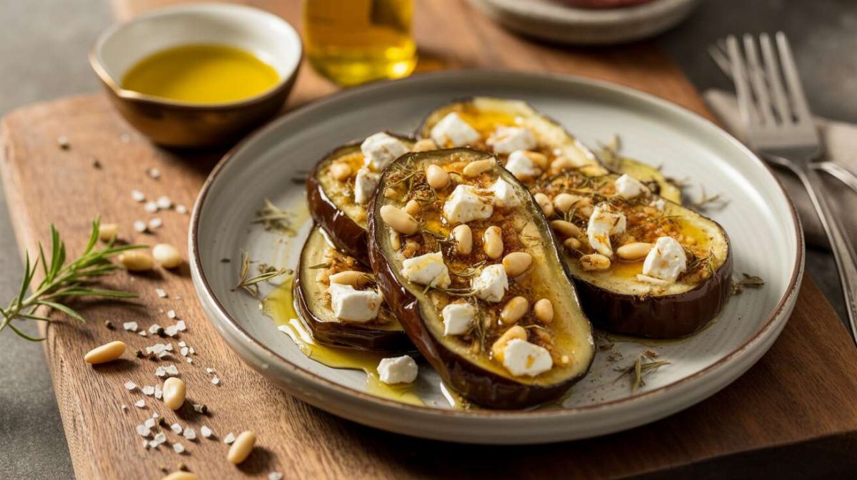 Des aubergines grillées à la feta qui font l'unanimité