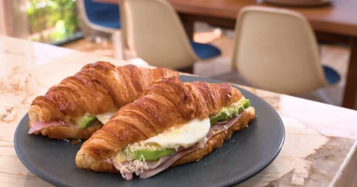 Découvrez la recette savoureuse du croissant au jambon de Cyril Lignac