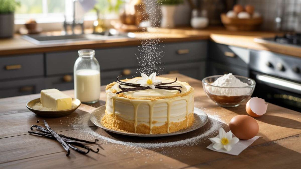L'incroyable gâteau magique à la vanille : trois textures, une recette bluffante