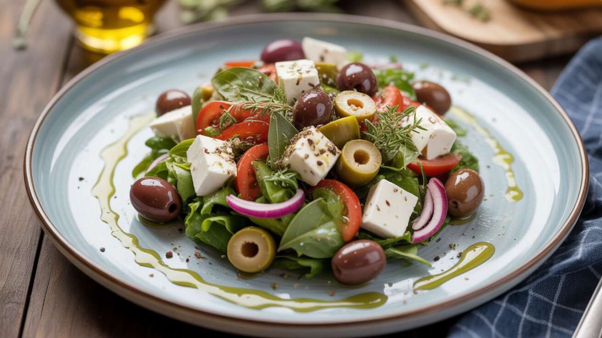 La salade grecque à la feta : un classique rafraîchissant
