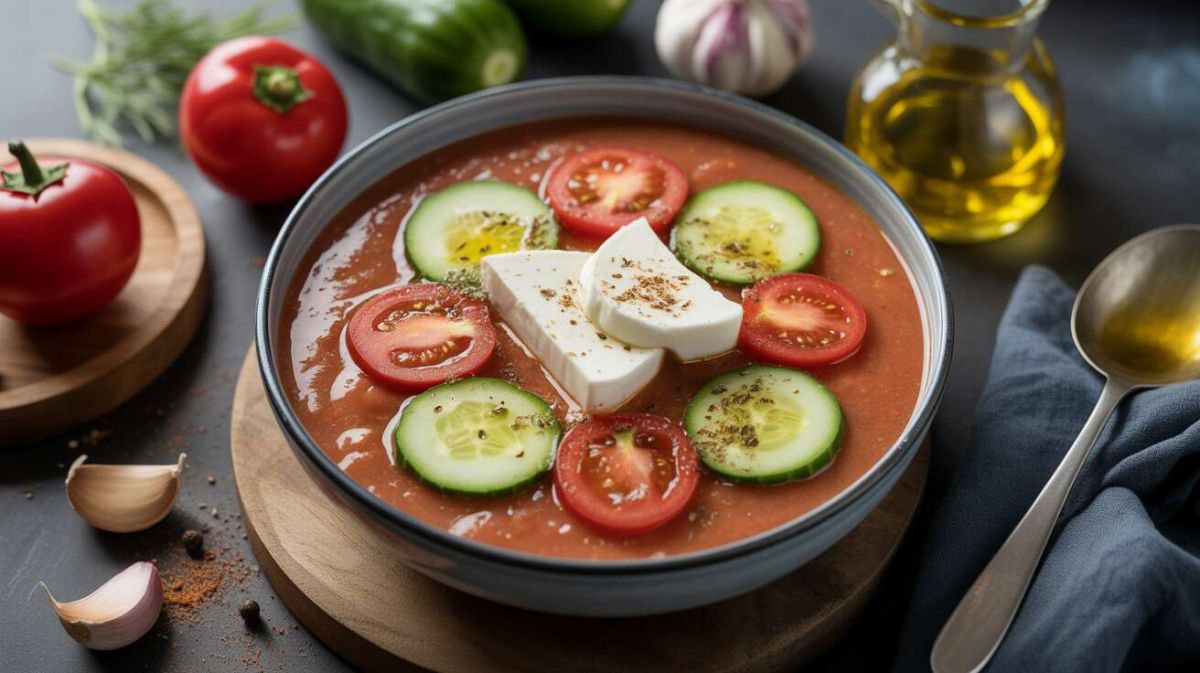 Un gaspacho au fromage frais pour égayer vos repas d'été