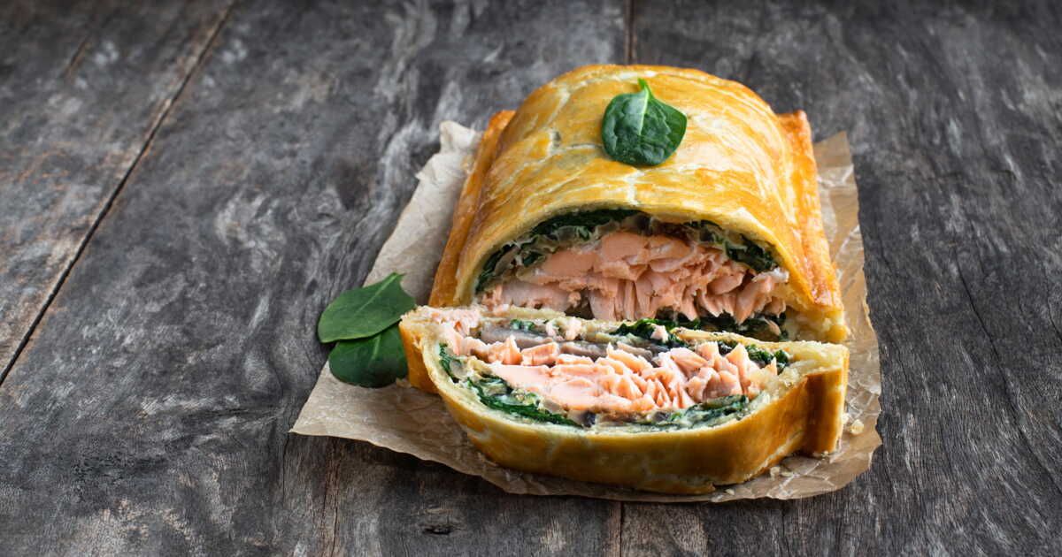 Un délice festif : feuilletés de saumon au fromage truffé pour Noël