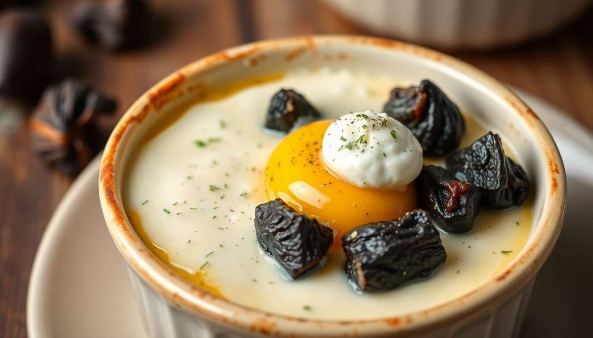 Un œuf cocotte aux truffes : une expérience gustative inoubliable