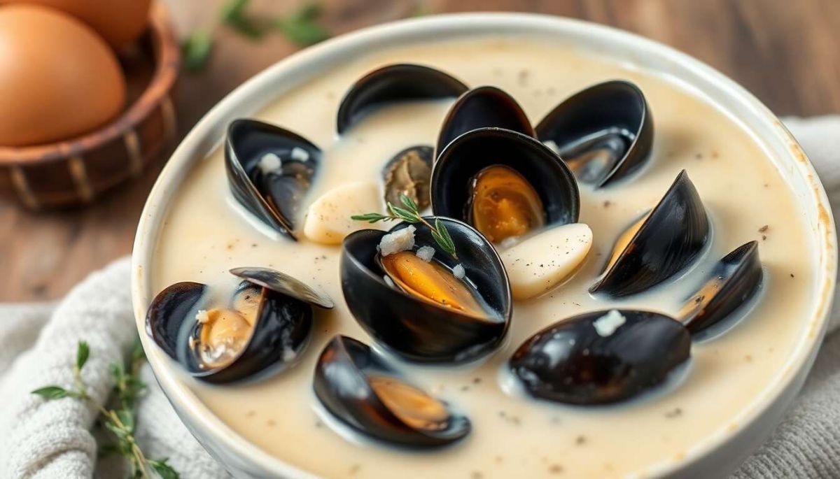 Une soupe de moules à la crème qui réchauffe les cœurs