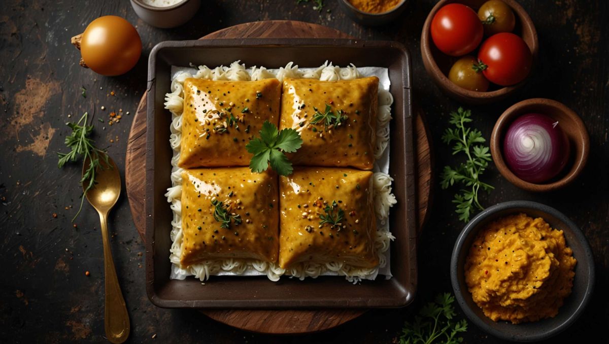 Une recette de bricks au poulet et curry qui va enchanter vos convives