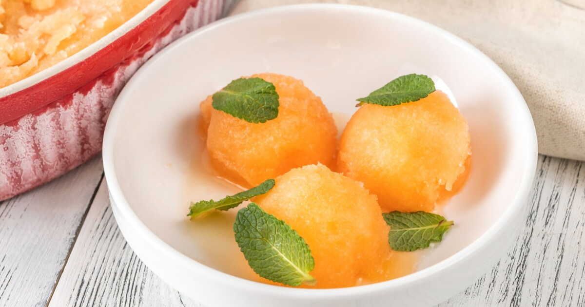 Rafraîchissez vos étés avec un sorbet au melon onctueux