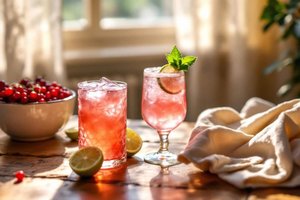 la fraîcheur retrouvée : le collins groseille-citron vert, un cocktail novateur