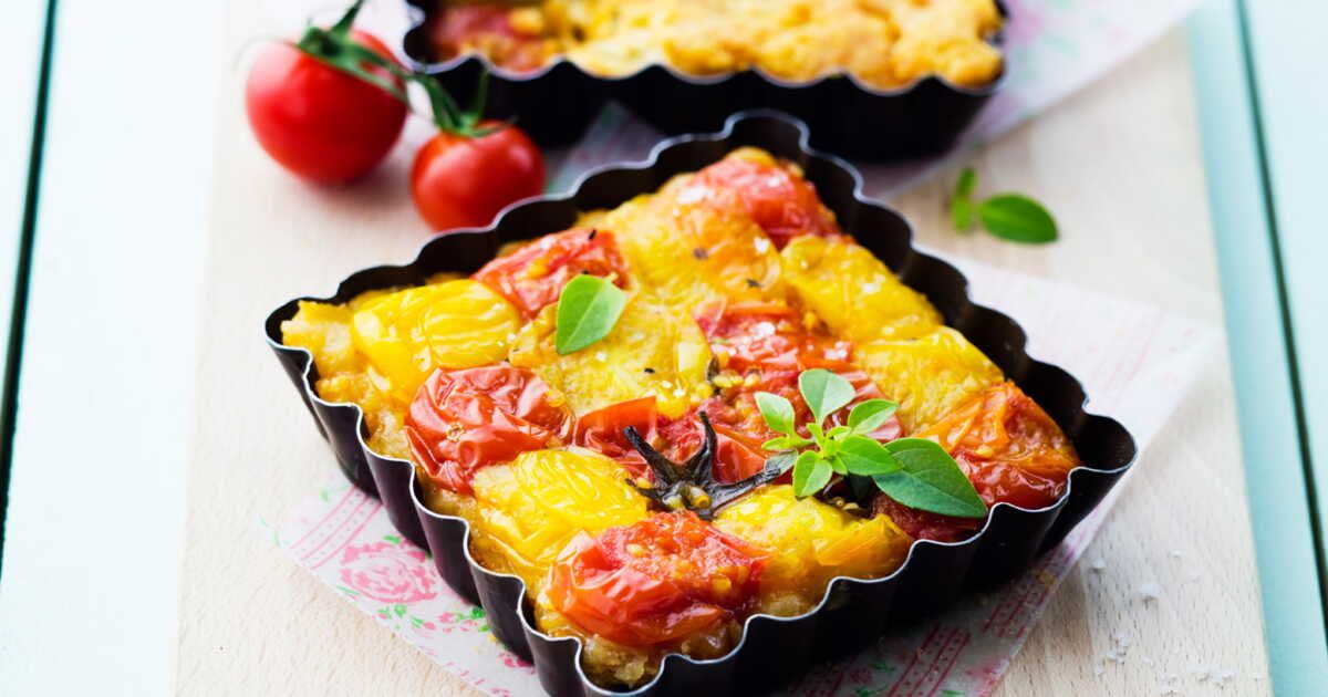 La douceur renversante de la tarte tatin de tomates et parmesan