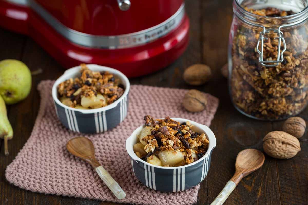 Crumble pomme et poire : un dessert à tomber