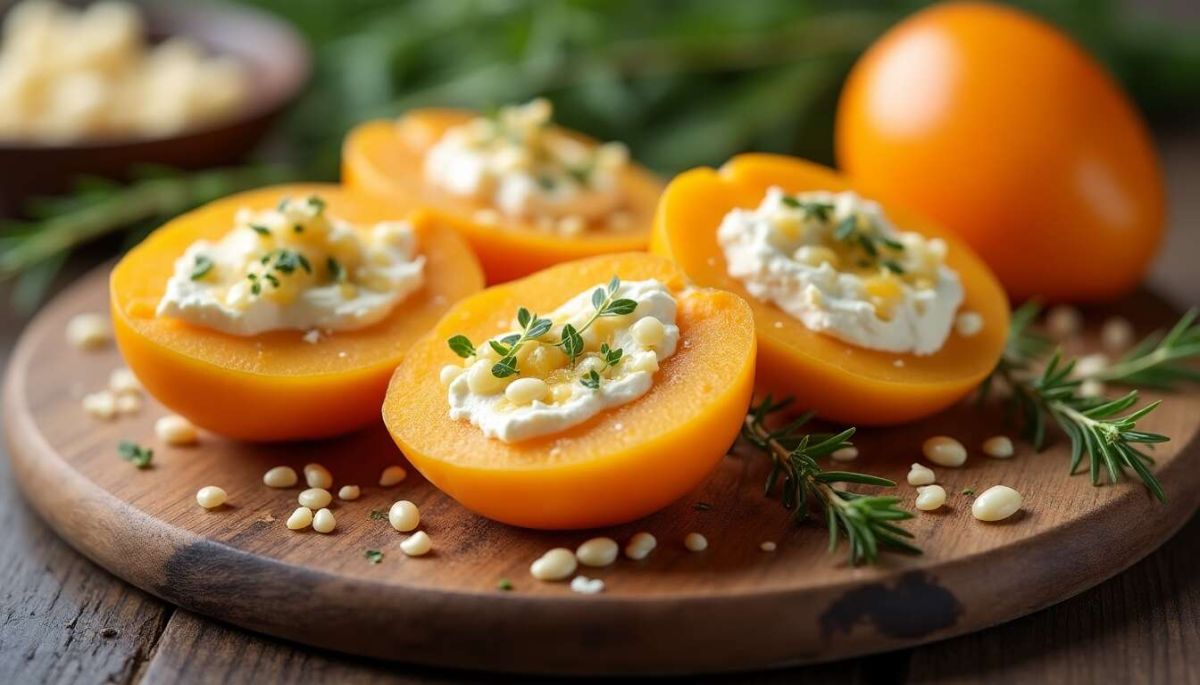 Abricots secs farcis au fromage de chèvre : un délice à partager