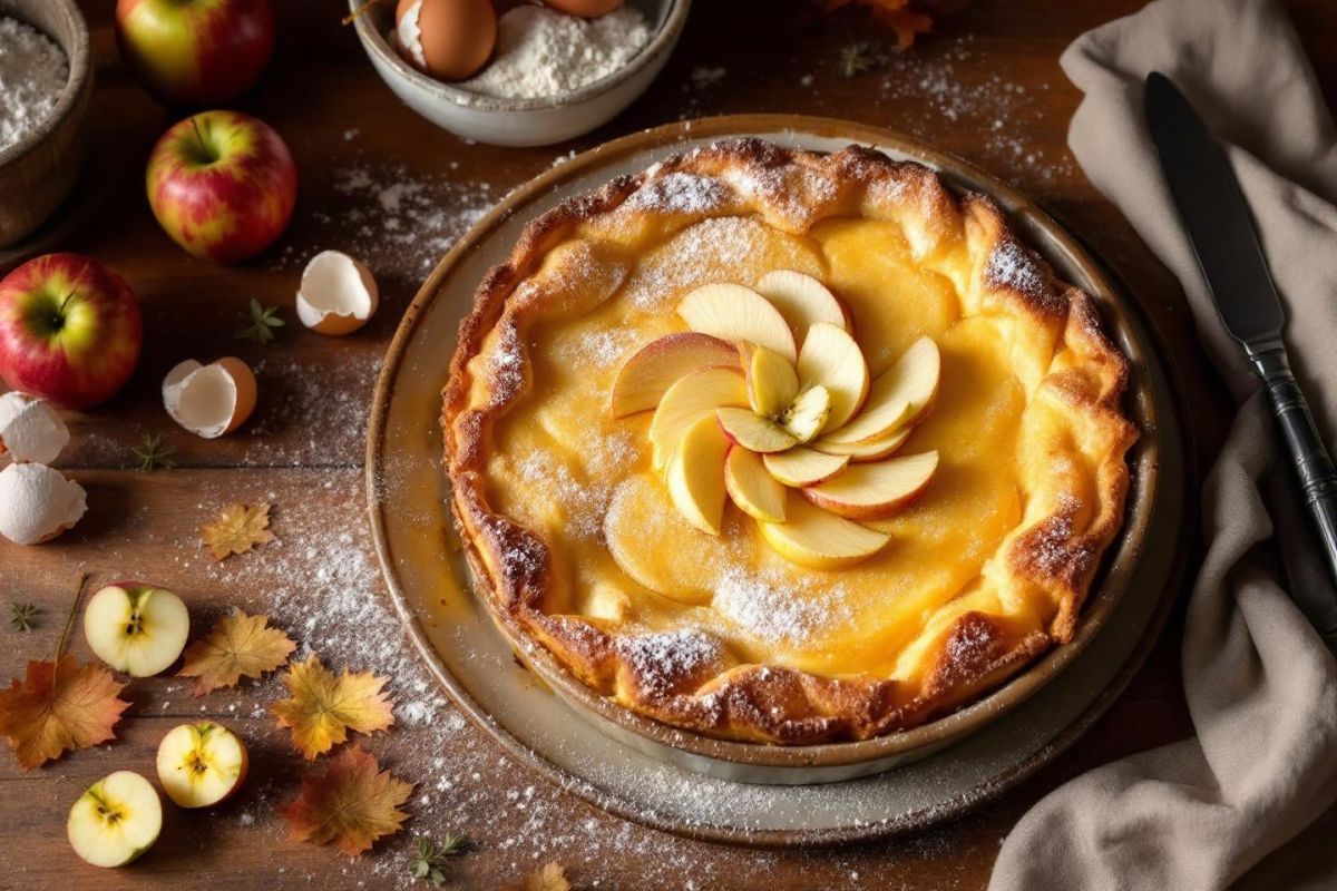 La flognarde aux pommes, un dessert automnal qui réchauffe les cœurs