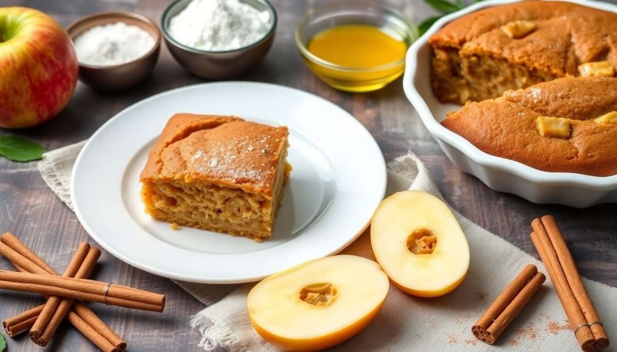Gâteau aux pommes sans œuf : recette facile et savoureuse