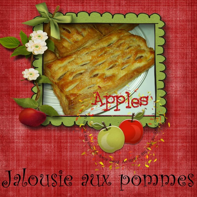 Un délice croquant : la jalousie aux pommes