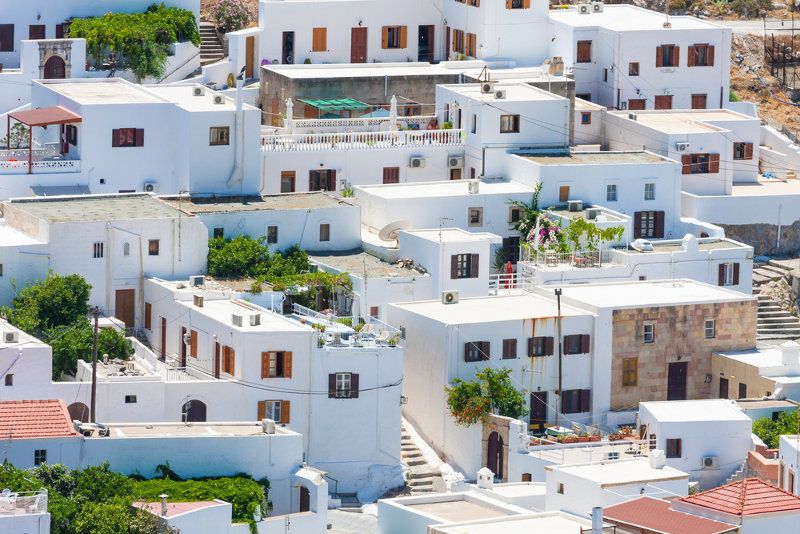 Lindos, entre maisons blanches et héritage historique