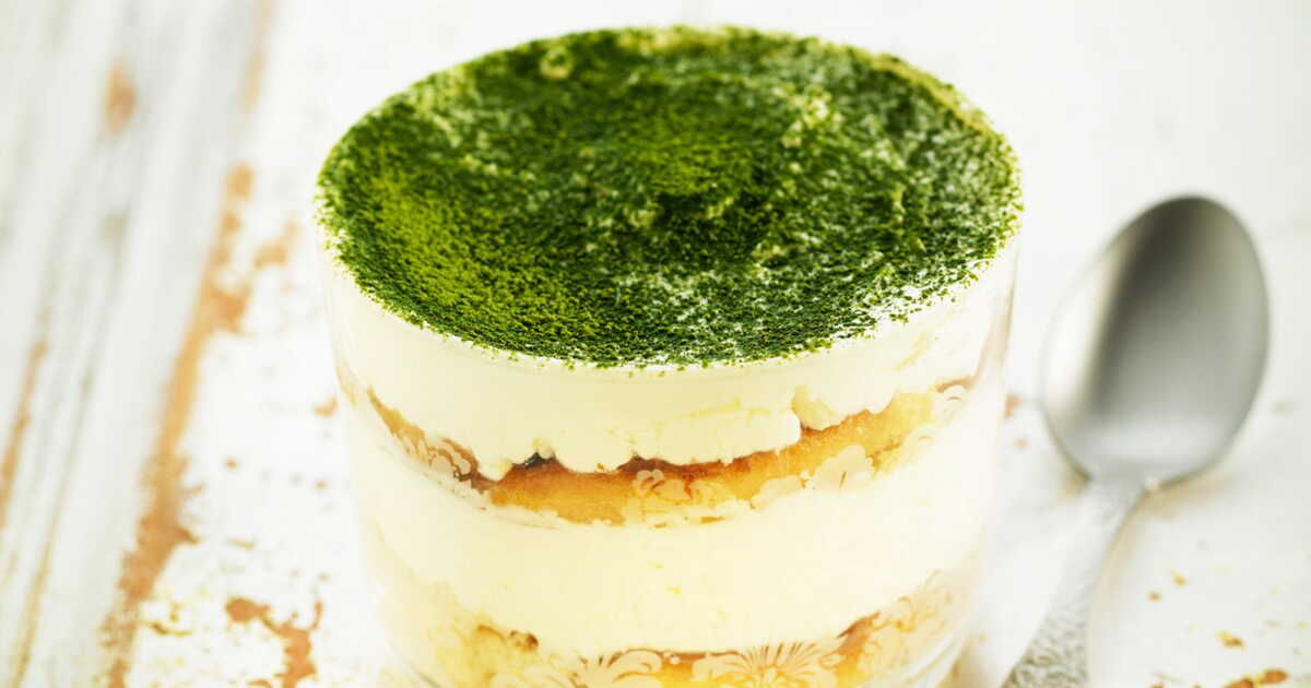 Tiramisu au thé vert