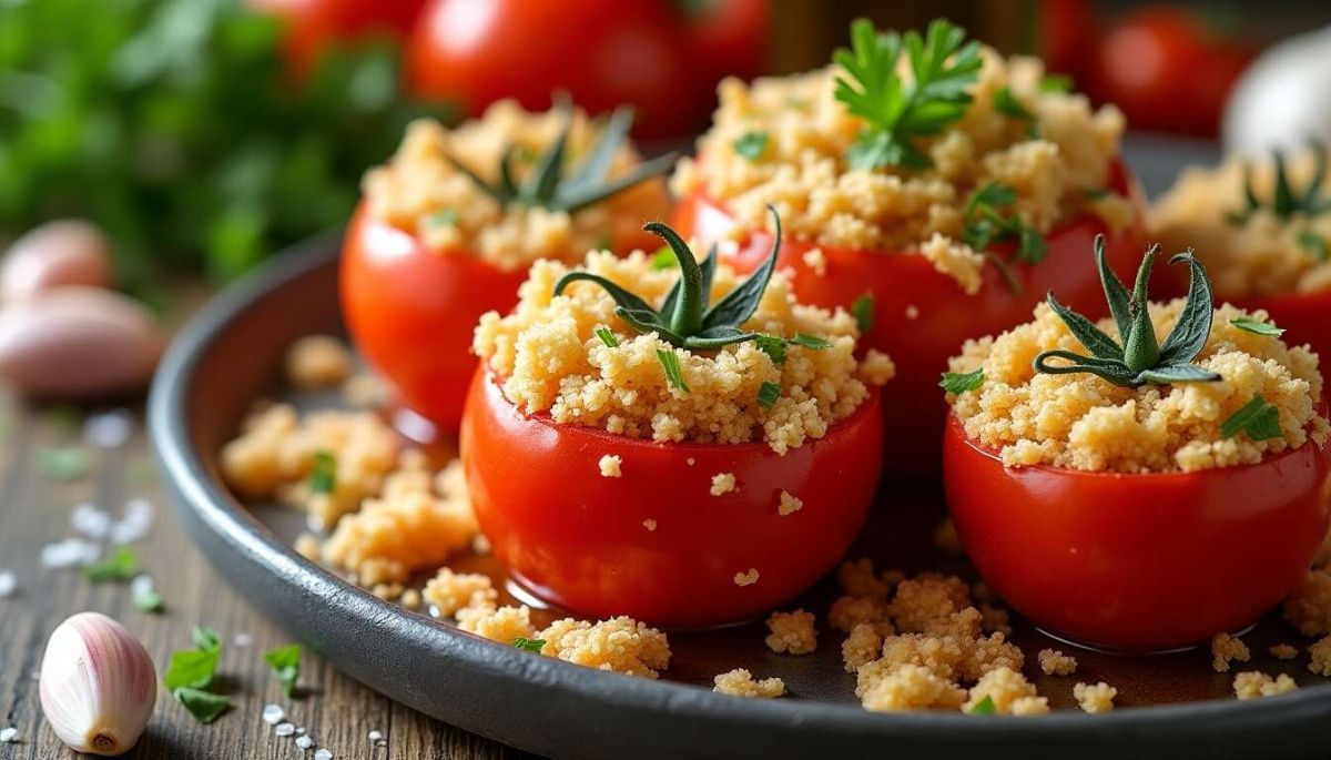 Des tomates à la provençale au micro-ondes : simplicité et saveurs garanties