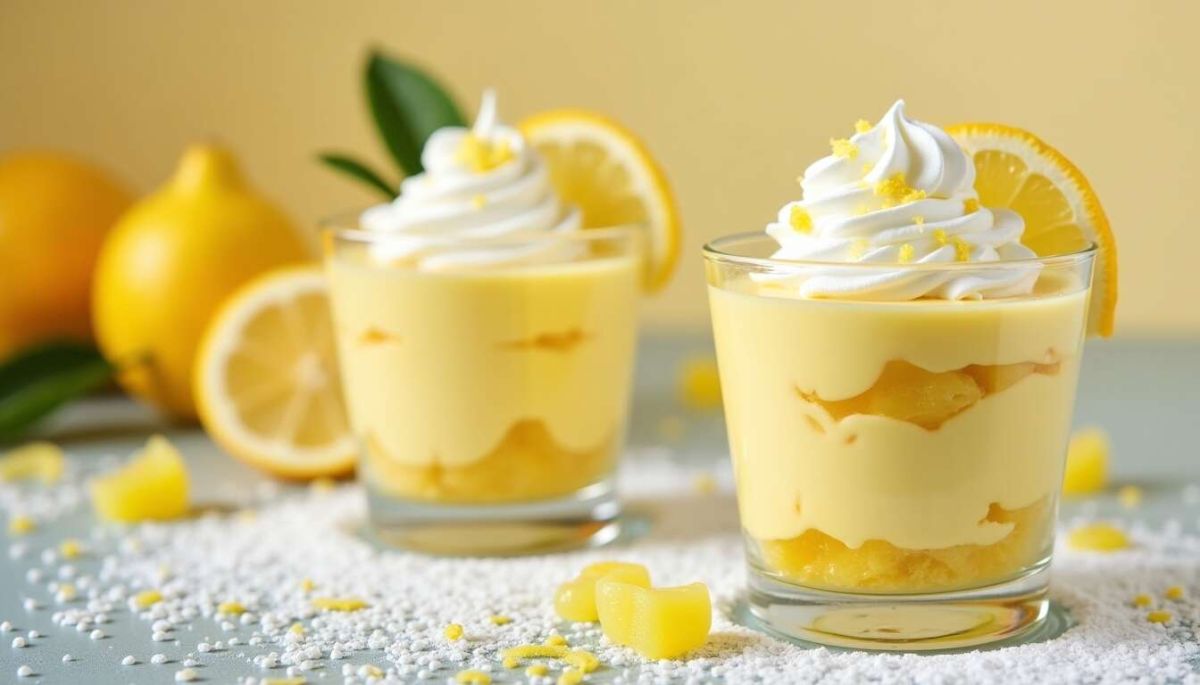 Une mousse au citron légère et voluptueuse