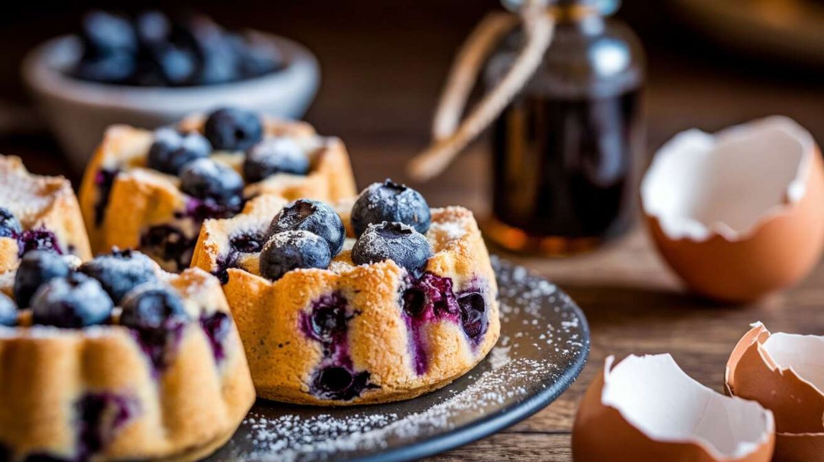 Des mini clafoutis légers aux myrtilles : une douce gourmandise