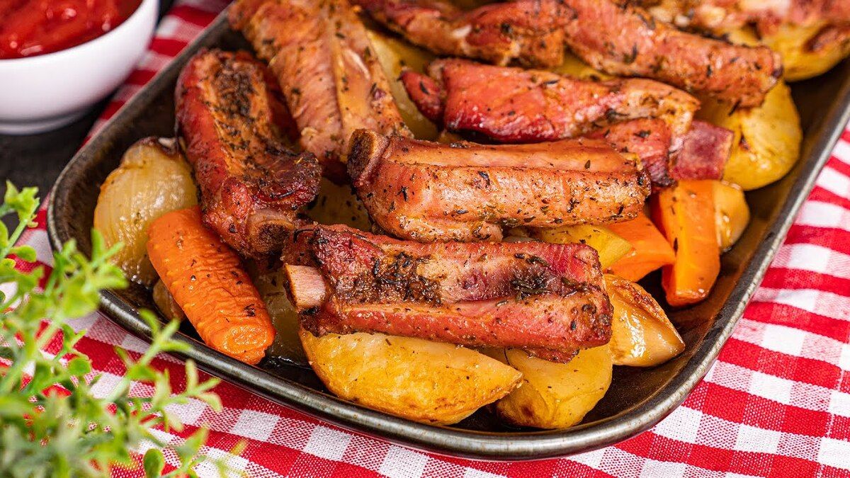 Un délice réconfortant : porc et pommes de terre au four