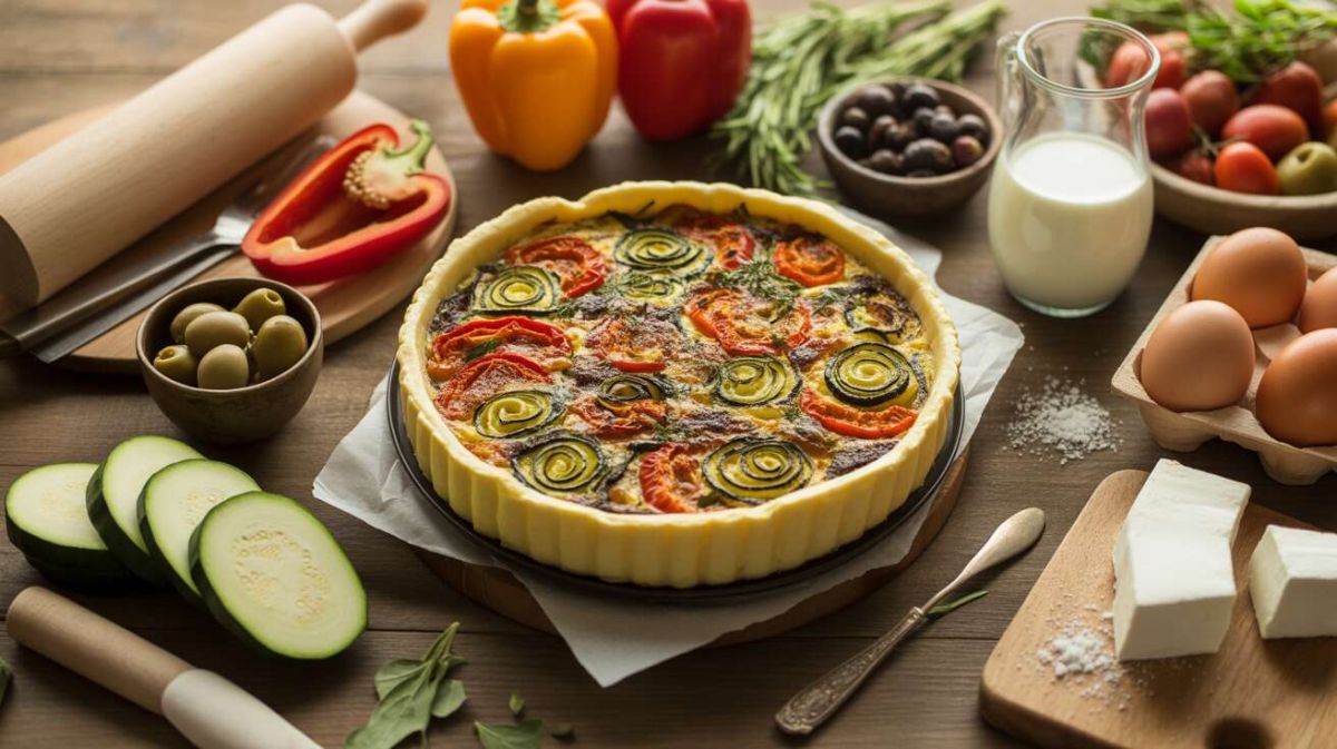 Une quiche aux légumes d'été à savourer sans culpabilité