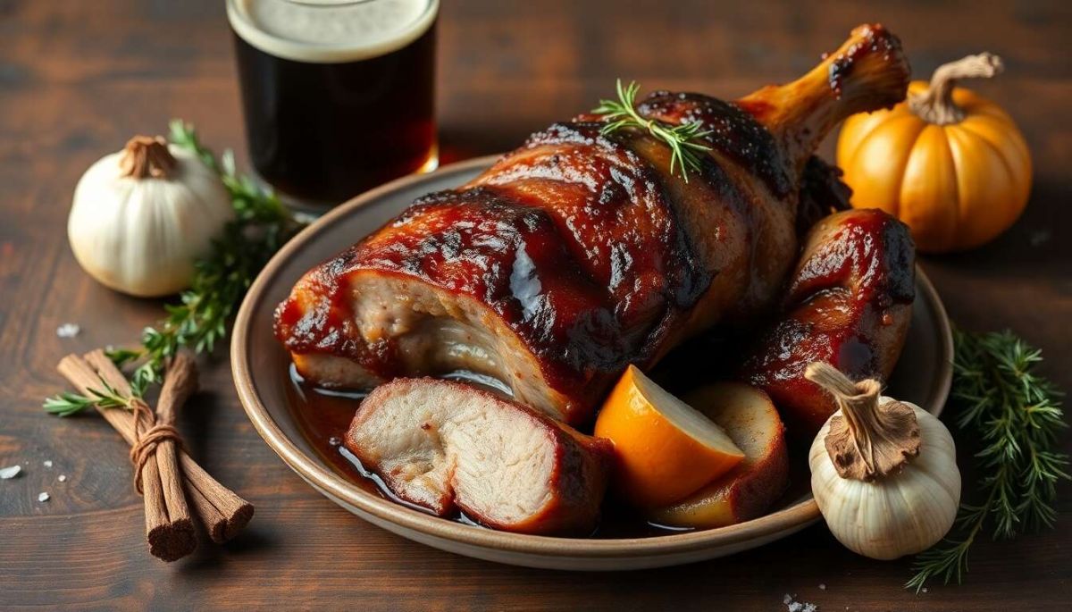 Redécouvrez le jarret de porc braisé à la bière avec Hugo Desnoyer