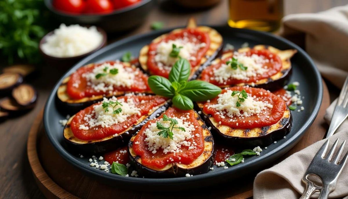 Des aubergines grillées à la tomate et au parmesan pour émerveiller vos convives