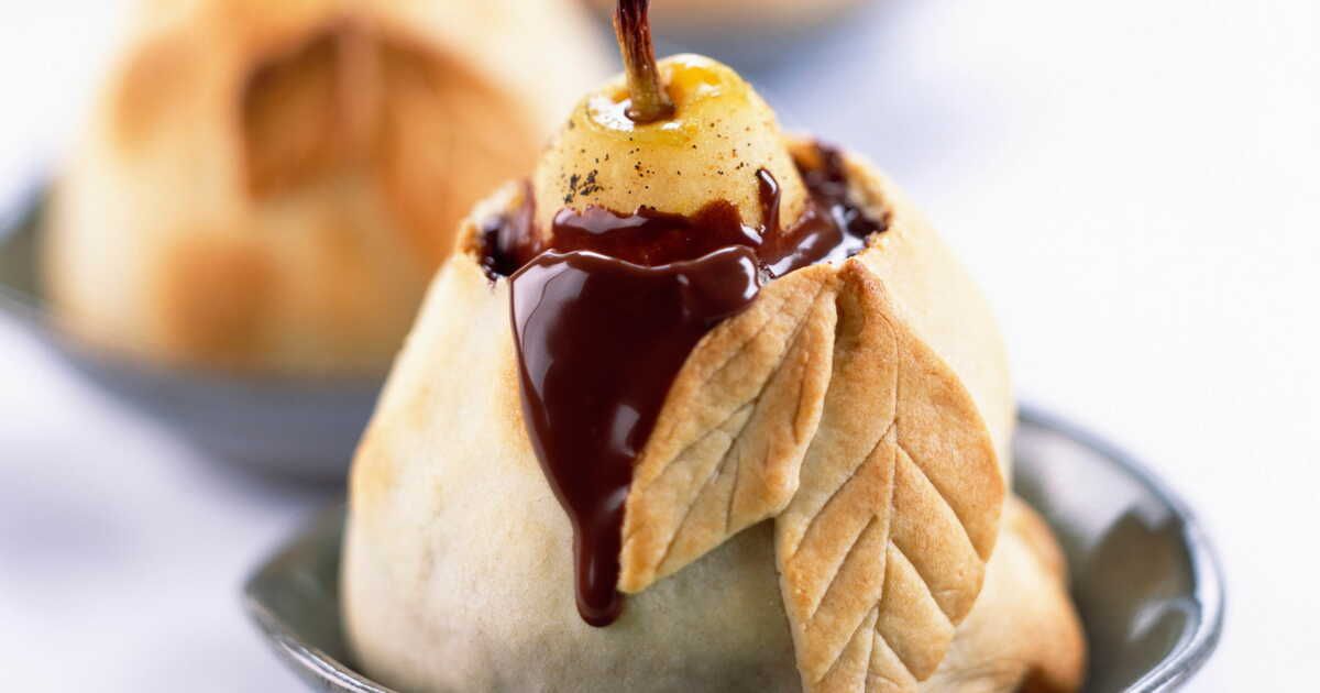 Un dessert élégant : le douillon de poire au chocolat