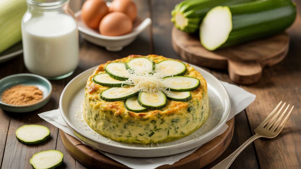 Un flan de courgettes léger pour des soirées d'été réussies