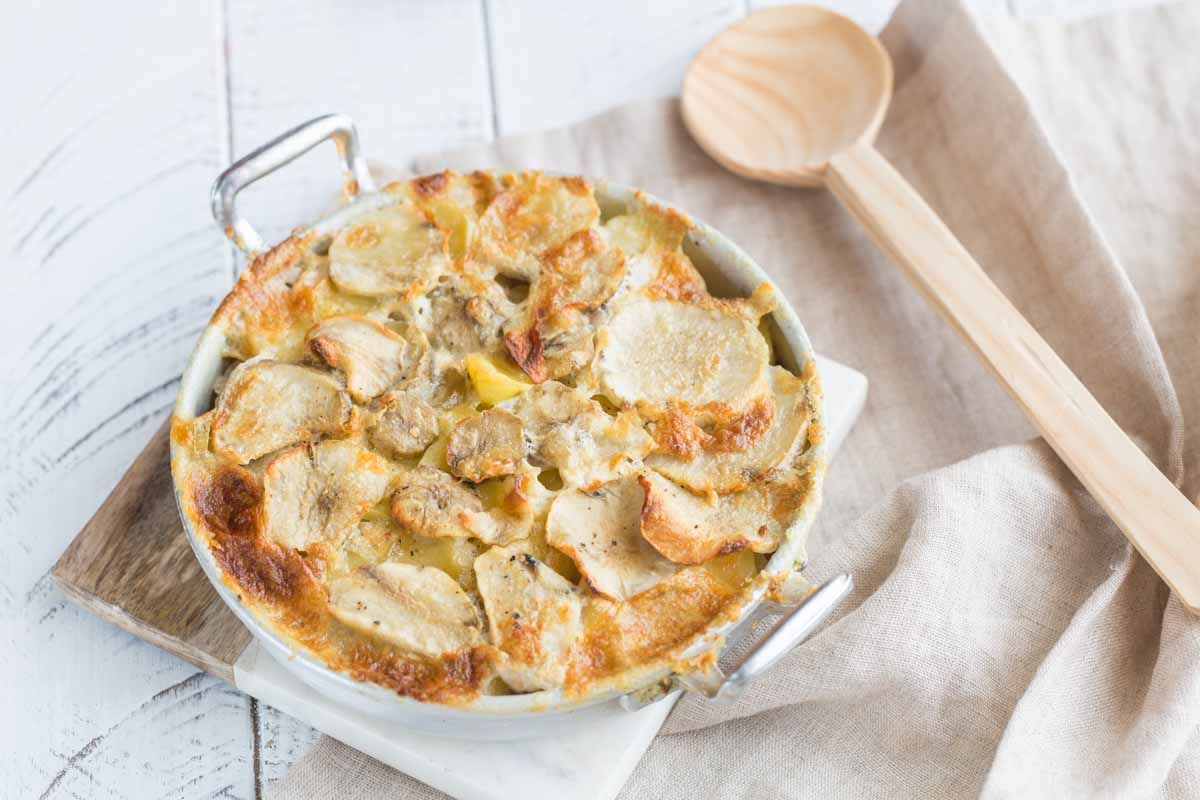 Gratin dauphinois aux topinambours